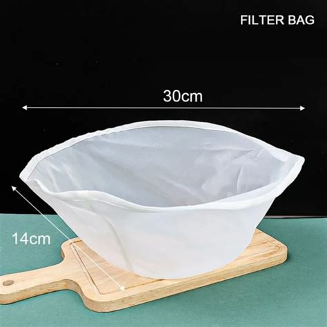 Convenient Efficient And Reliable Mesh Nylon Filter Bags For Nut Milk Tea Coffee And Yogurt