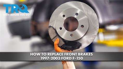 How To Replace Front Brakes Ford F Youtube