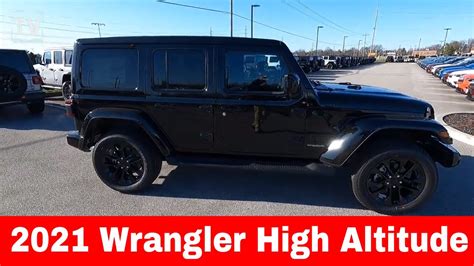 2021 Jeep Wrangler Unlimited High Altitude 4x4 Walk Around Youtube