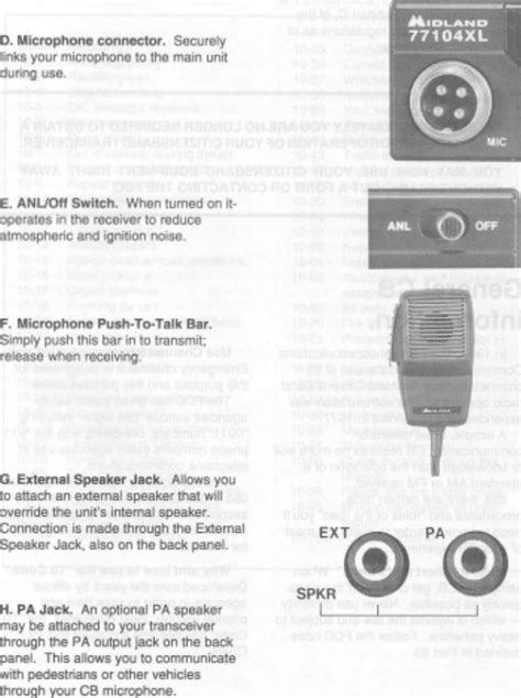 Midland Radio 77104xl Cb Transmitter User Manual User Instructions