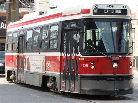 Ttc Clrv 4139 Streetcar Southbound On Bathurst St On Route 511 A