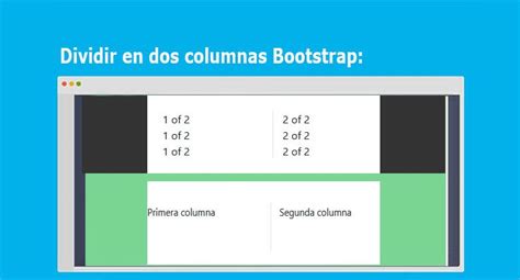 Dividir en dos columnas Bootstrap Solución BaulPHP