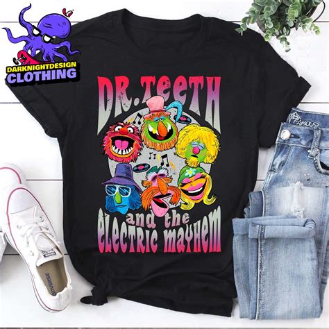 Everfind Muppet Fan Art Shirt The Electric Mayhem Shirt Muppets Band