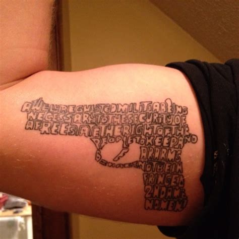 2nd Amendment Tattoo Tattoos Body Art Popular Tattoos