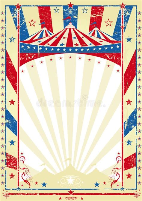 Photo About A Circus Vintage Poster For Your Advertising Illustration