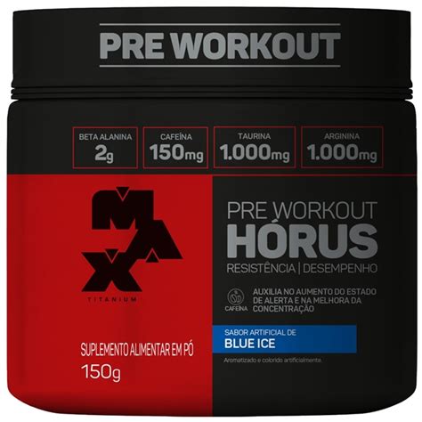 Pr Treino Horus G Max Titanium Horus Pr Treino G Max