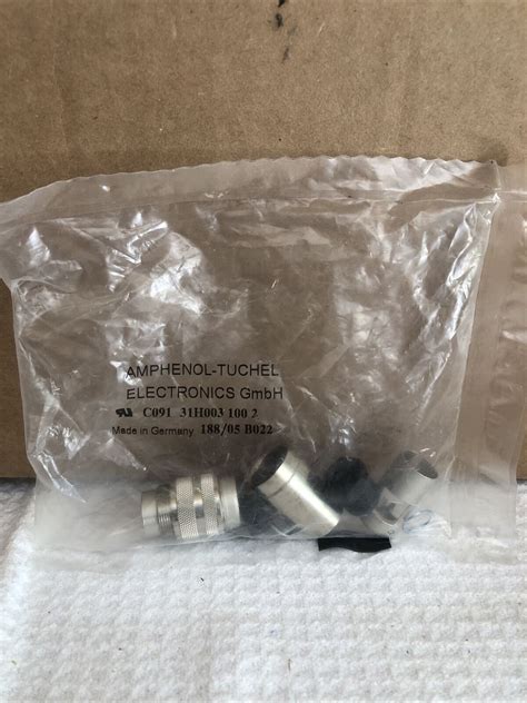 Amphenol Tuchel C091 31h003 100 2 U Male Cable Connector Ebay