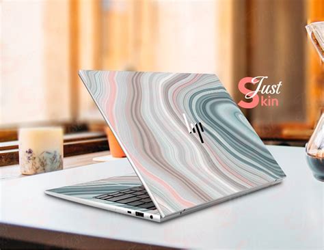 Laptop Skin Hp Envy X360 Pre Cut Personalized Marble Texture Vinyl