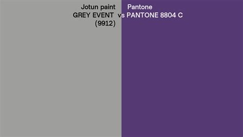 Jotun Paint Grey Event Vs Pantone C Side By Side Comparison