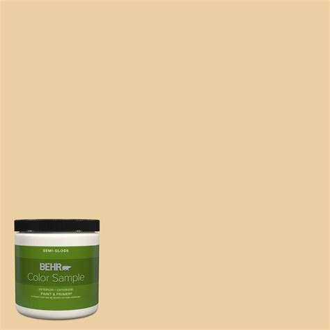 BEHR PREMIUM PLUS 8 Oz M300 3 Harmonious Gold Semi Gloss Interior