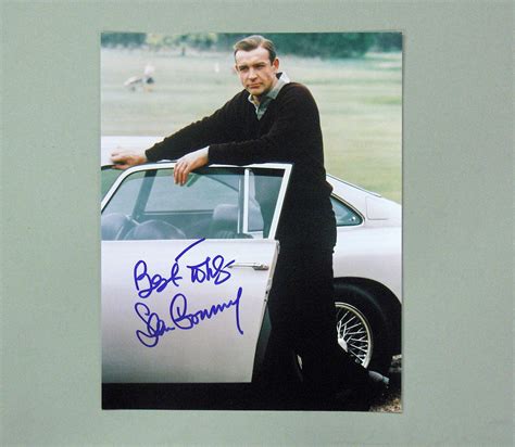 Bonhams Cars : A signed colour photograph of Sean Connery as James Bond ...