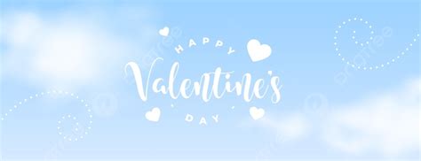 Valentines Day Cloud Sky Banner Design Template Download on Pngtree