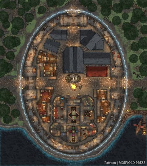 Circus Tent Battlemap : dndmaps