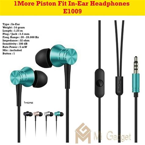 1MORE Piston Fit In-Ear Headphones (E1009) | atelier-yuwa.ciao.jp
