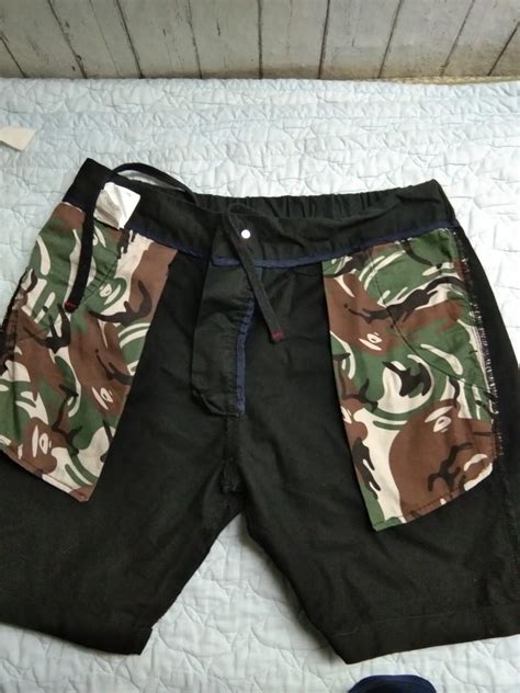 Aape By Bathing Ape Black Shorts Mens Fashion Bottoms Swim Trunks