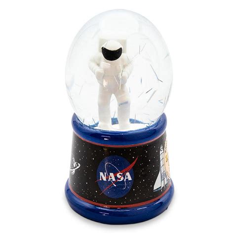 Nasa Astronaut Light Up Mini Snow Globe 2 Inches Tall Oriental Trading