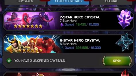 Massive 7 Star6 Star Crystal Opening Mcoc Ftp King Ceo Luck 10000000 Youtube