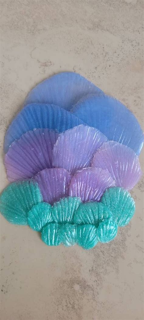 Silicone Mermaid Scales Mixed Sizes Etsy