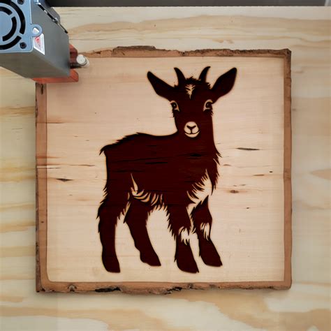 Cute Baby Goat SVG PNG DXF Files For Cricut Silhouette Laser Machines