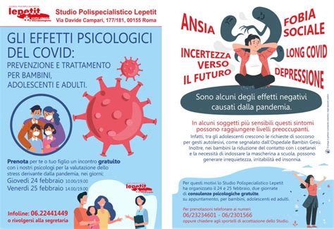 Gli Effetti Psicologici Del Covid Laboratorio Analisi Lepetit