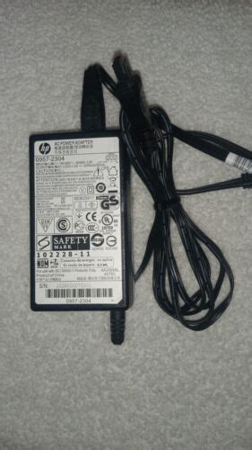 Hp 0957 2304 Power Supply Ac Adapter ~ Photosmart 7520 7525 Officejet 6600 6700 Ebay