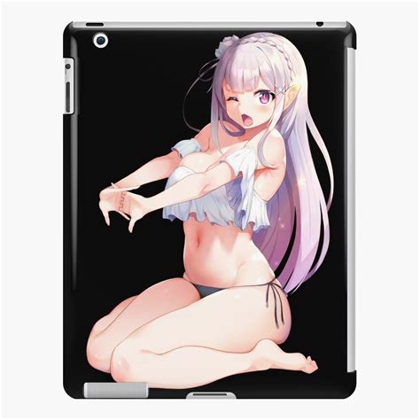 Cute Emilia Bikini Sexy Waifu Kawaii Re Zero Hot Anime Rz Girl Ipad