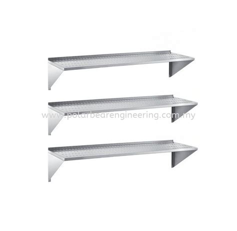 Wall Shelf Perforated Wall Shelf Stainless Steel Fabrication Sabah