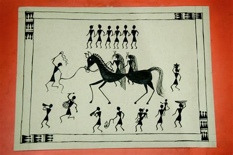 D Source Design Gallery On Warli Painting Process Nagpur Maharashtra