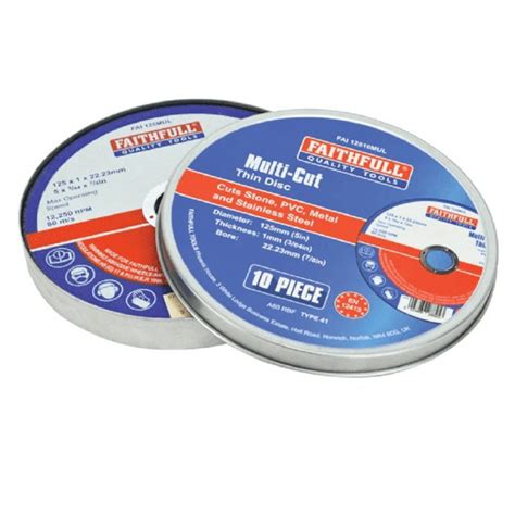 Faithfull Multi Purpose Cutting Disc X X Mm Pack