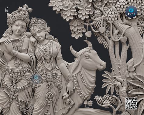 Buy Radha Krishna Stl D Model Carvign Model Cnc Router Carving Online