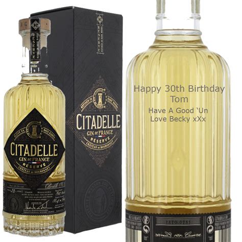 Personalised Citadelle Reserve Gin 70cl Prestige Drinks