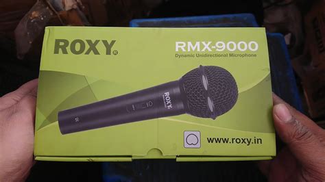 Roxy Rmx 9000 Wired Mic Unboxing And Review Youtube