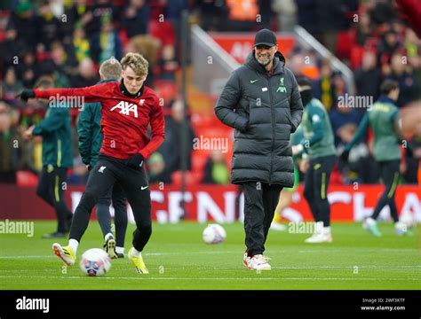 Liverpool Manager Jurgen Klopp During The Emirates Fa Cup Fourth Round