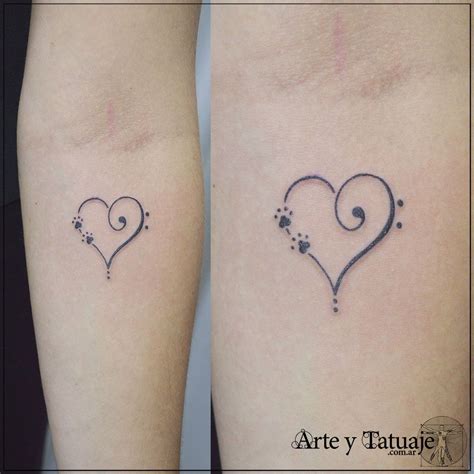 Tatuaje Huella Perro Corazon Kulturaupice