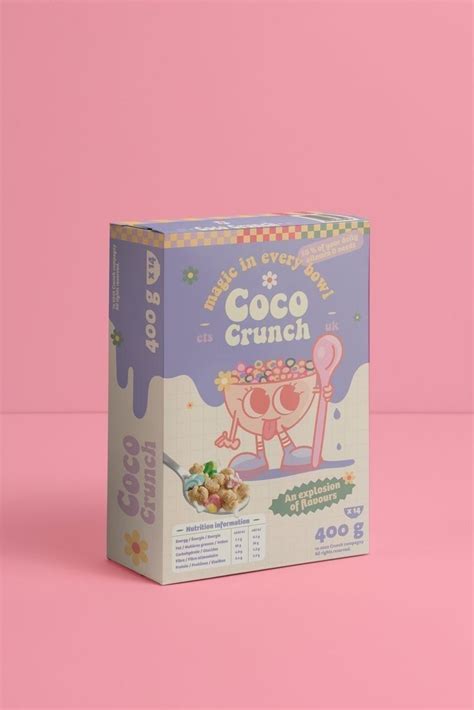 Coco Crunch Design Demballage Créatif Design Emballage Alimentaire