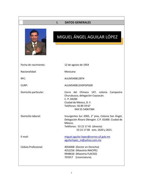 PDF I DATOS GENERALES Academia Mexicana De Ciencias Penales