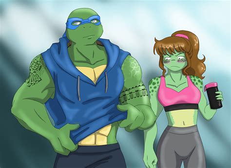 Tmnt Bayverse Mona Thinks Her Boyfriend Is Hot By Ty Chou On Deviantart