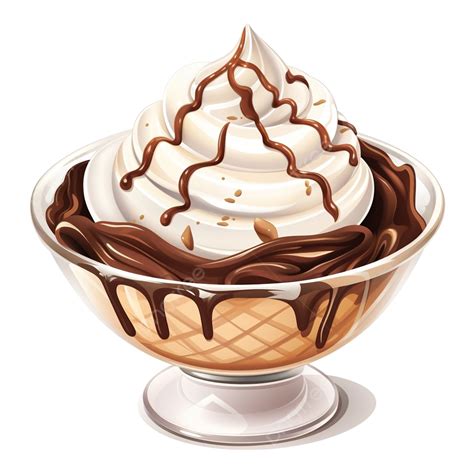 Illustration Of Chocolate Ice Cream Chocolate Food Cartoon Png