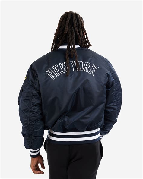 Shop New Era New York Yankees Alpha Industries Ma 1 Bomber Jacket