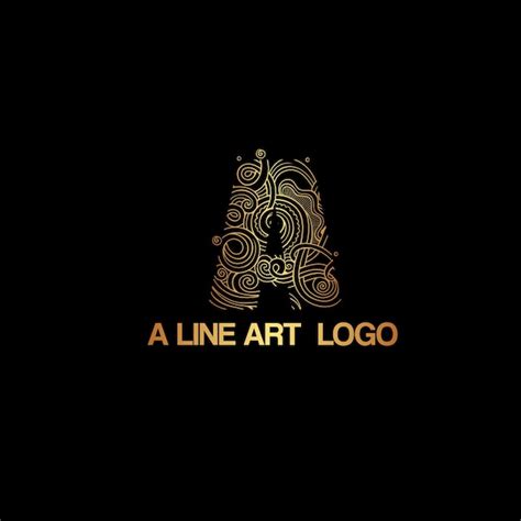 Premium Vector A Line Art Vector Logo Design