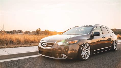 Acura Tsx Wagon Gets New Work Wheels Youtube