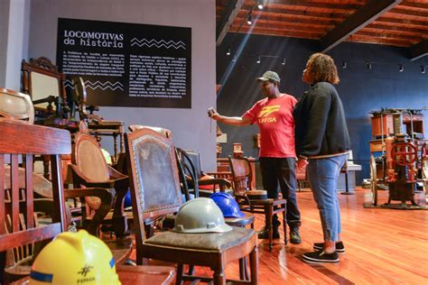 Museu Ferrovi Rio E Espa O Expressa Atraem Olhares Dos Visitantes E