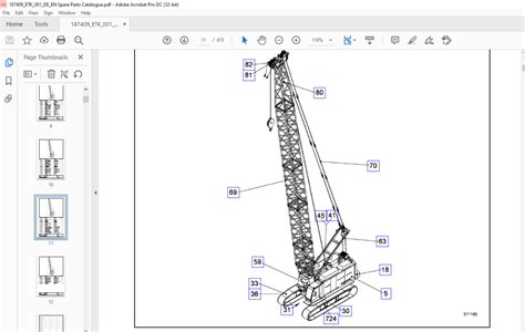 Liebherr Crane Hs Hd Spare Parts Catalogue Manual Sn Pdf