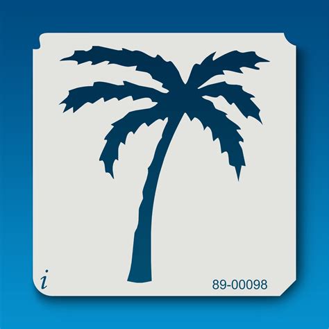 89 00098 Large Palm Tree Stencil Istencils