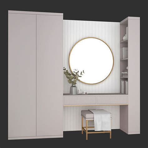 Dressing Table 1 3d Model Cgtrader