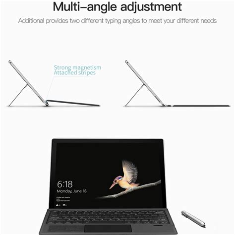 For Microsoft Surface Pro 8 / 9 / X Magnetic Bluetooth Keyboard with backlight – Alexnld.com