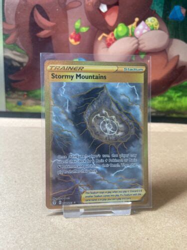 Stormy Mountains Evolving Skies Secret Rare Pokemon Card