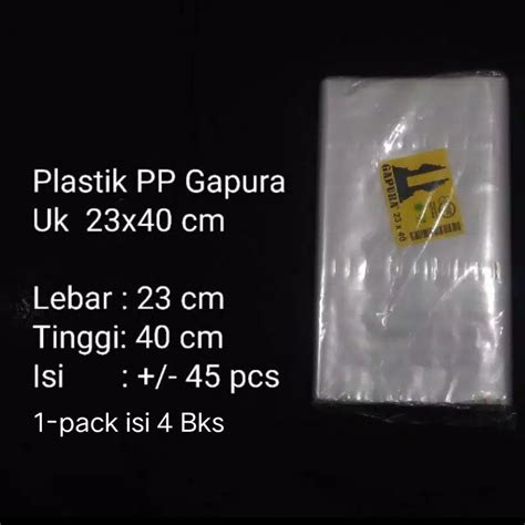 Jual Kantong Plastik Pp Bening Ber Macam Uk Varian Plastik Laundry Shopee Indonesia