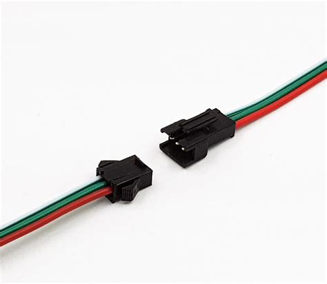 PAR CABLES CONECTOR RAPIDO 3 PINES JST LedShop Mx