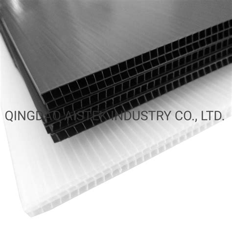 Black Correx Floor Covering Protection Roll Construction PP Corrugated